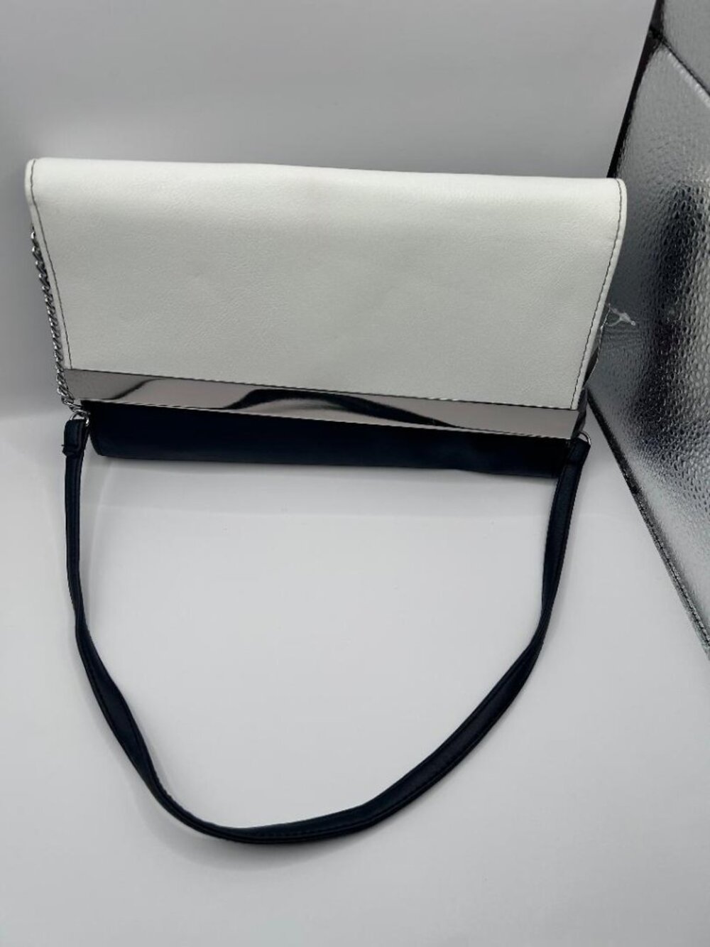 No Boundaries Piano Key Faux Leather Clutch